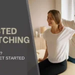 Assisted stretching session with a professional stretch therapist helping a client improve flexibility in a bright, relaxing studio. Learn what assisted stretching is and how to get started
