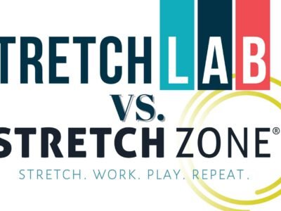 StretchLab vs Stretch Zone Assited Stretching Studio Side-by-side comparison of StretchLab and Stretch Zone studios, representing the differences in assisted stretching services and client experience