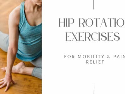 Person performing a 90/90 hip mobility stretch on a mat, with both legs bent at 90 degrees, illustrating dynamic hip rotation for improved joint health, flexibility, and movement efficiency.