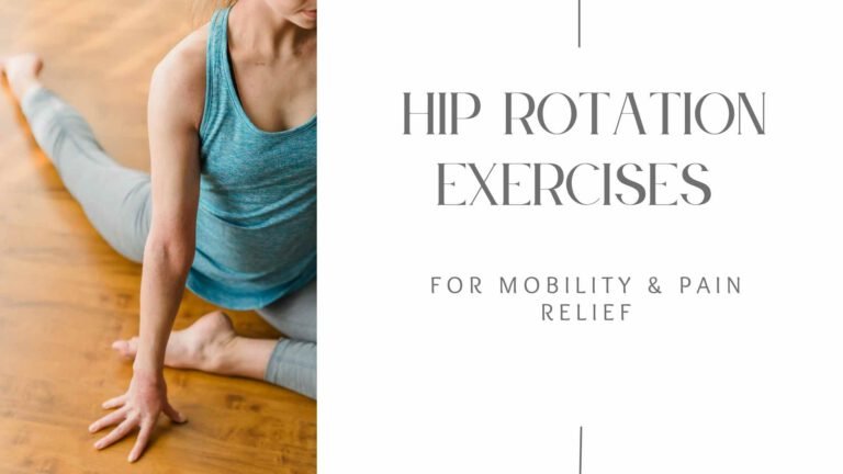 Person performing a 90/90 hip mobility stretch on a mat, with both legs bent at 90 degrees, illustrating dynamic hip rotation for improved joint health, flexibility, and movement efficiency.