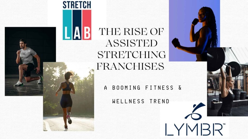 Stretch therapist assisting a client on a padded table inside a modern wellness studio, showcasing the rise of assisted stretching franchises focused on mobility, pain relief, and preventive care.