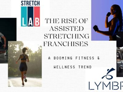 Stretch therapist assisting a client on a padded table inside a modern wellness studio, showcasing the rise of assisted stretching franchises focused on mobility, pain relief, and preventive care.